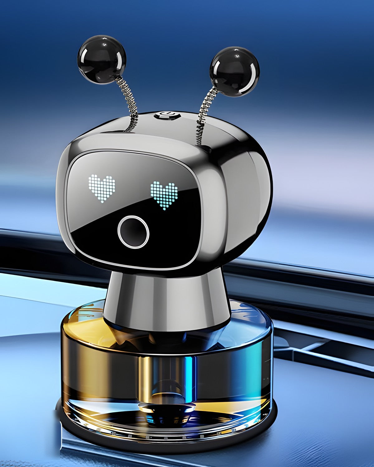 Grey Bronvex Classic car robot diffuser with two antennas